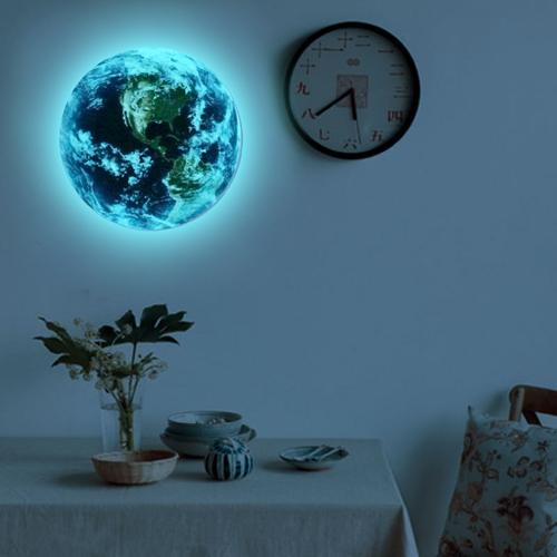 Luminous Blue Earth 3D Wall Stickers