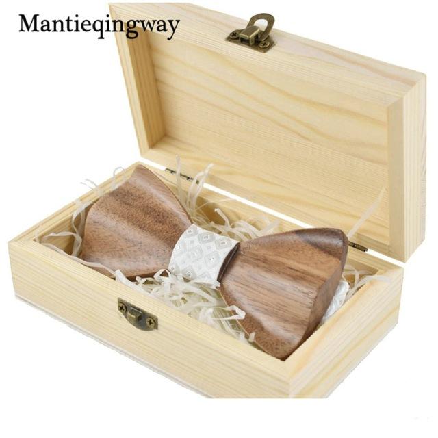 Novelty Three-Dimensional Wood Bow Tie