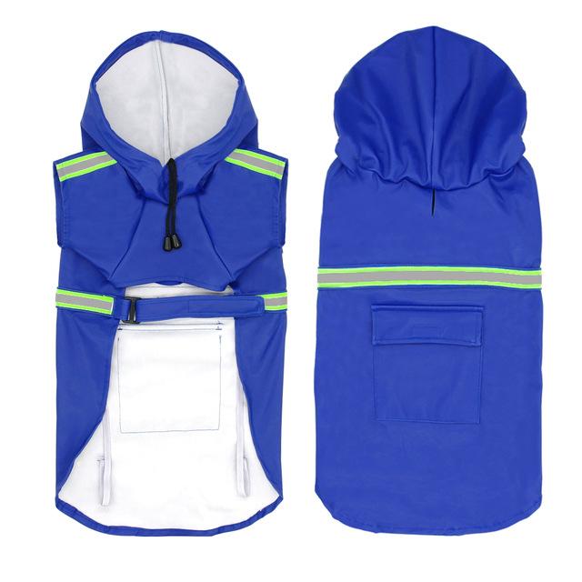 Reflective Waterproof Dogs Raincoat