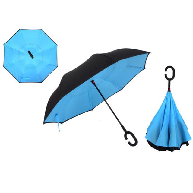 Windproof Double Layer Inverted Umbrella