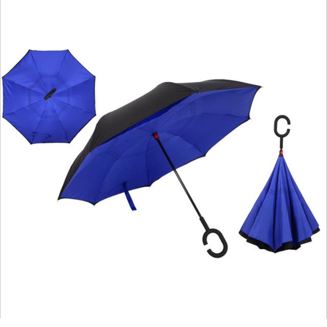 Windproof Double Layer Inverted Umbrella