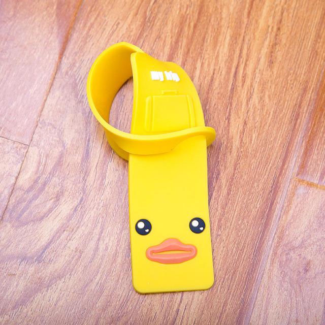 Kids Suitcase Reusable Straps Cartoon Tags