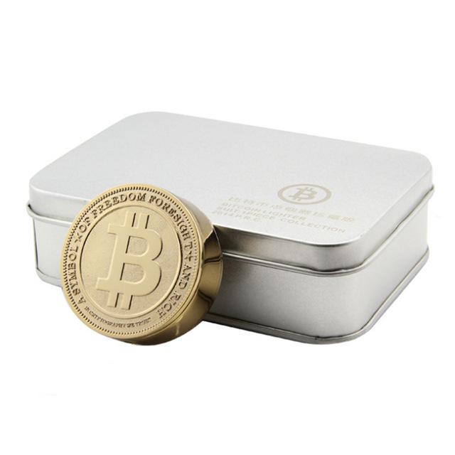 Novelty Bitcoin Electronic USB Lighters