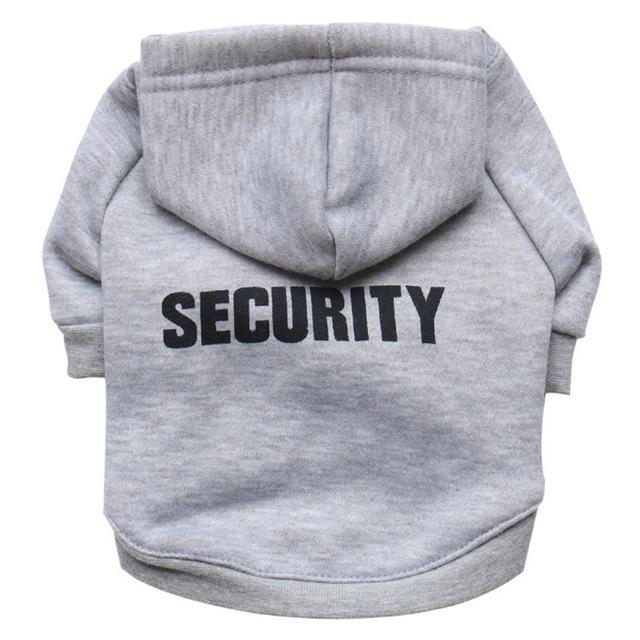 Funny Security Pet Dog Hoodies