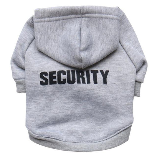 Funny Security Pet Dog Hoodies