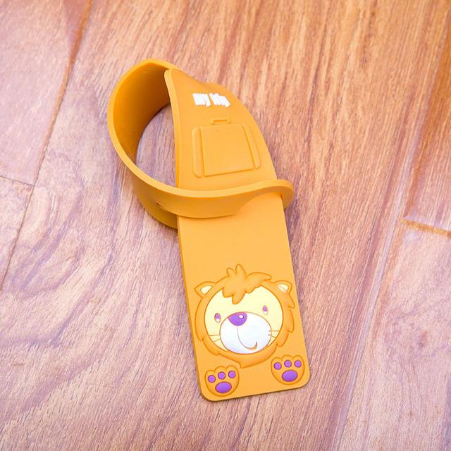 Kids Suitcase Reusable Straps Cartoon Tags