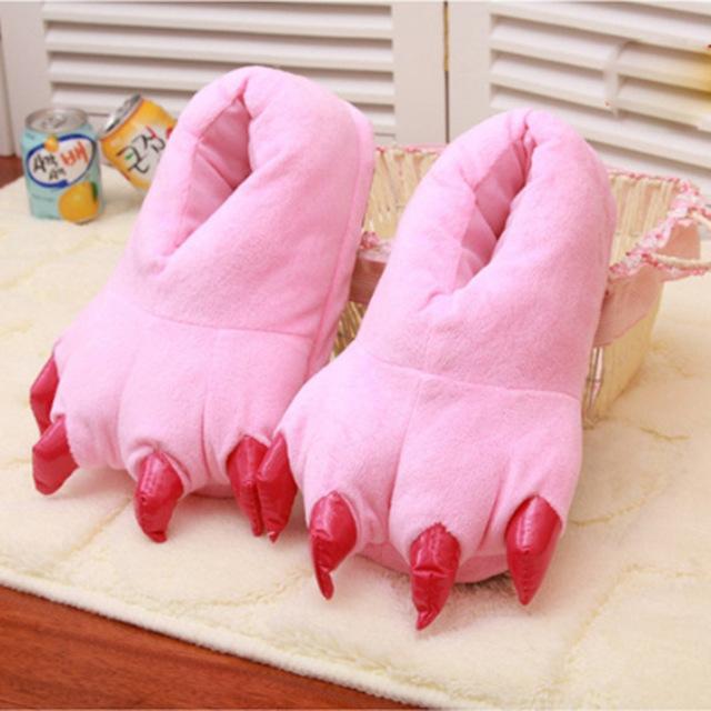 Winter Claw Plush Slippers