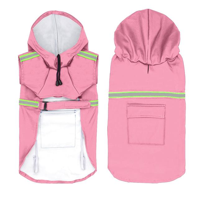 Reflective Waterproof Dogs Raincoat