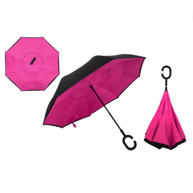 Windproof Double Layer Inverted Umbrella