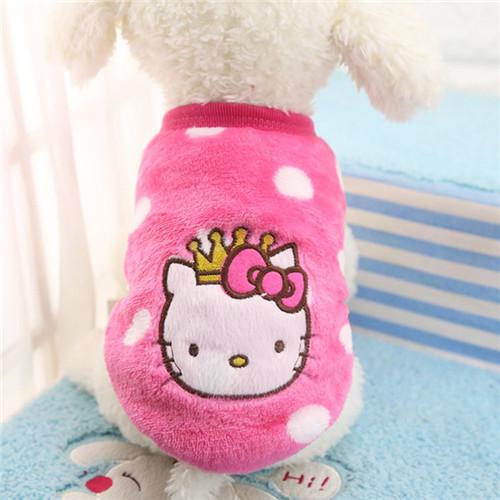 Cartoon Puppy Cats Soft Fleece Winter Jackets