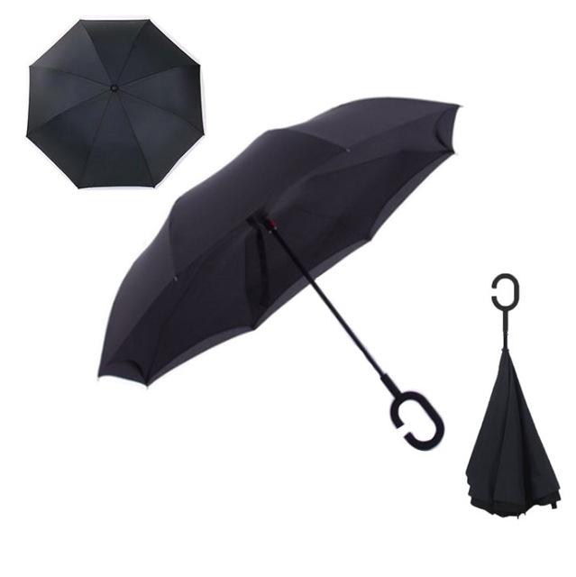 Windproof Double Layer Inverted Umbrella