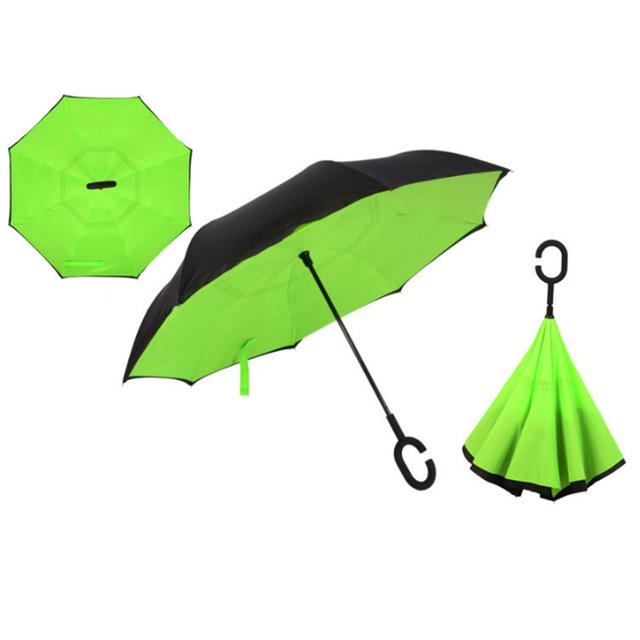 Windproof Double Layer Inverted Umbrella