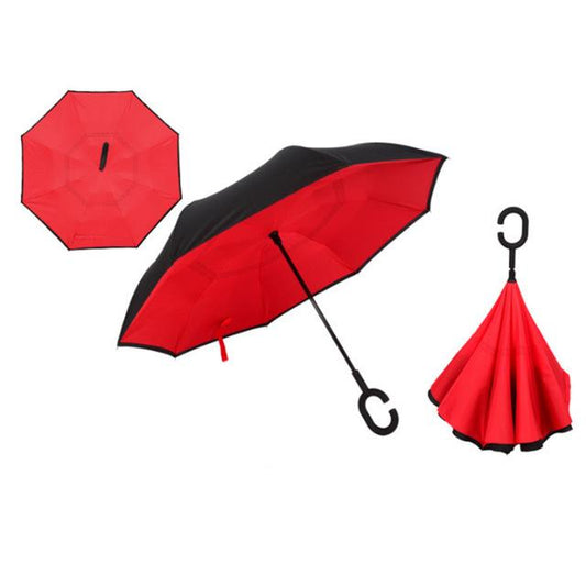 Windproof Double Layer Inverted Umbrella