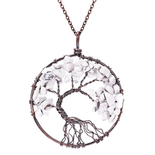 Multi Colored Tree Of Life Necklace